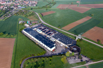 Building and production halls on the premises of Gunther Tools in Soultz-sous-Forets in Grand Est, France