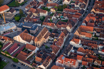 Wissembourg in the state Bas-Rhin, France out of the air