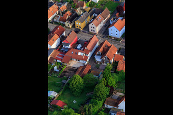 Oblique view of Gänsried in Freckenfeld in the state Rhineland-Palatinate, Germany