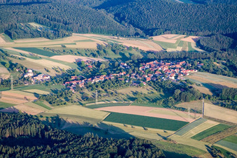 From the east in the district Bargen in Engen in the state Baden-Wuerttemberg, Germany