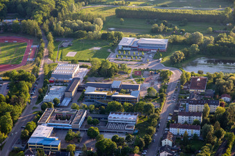 IGS with demolished north wing in Kandel in the state Rhineland-Palatinate, Germany