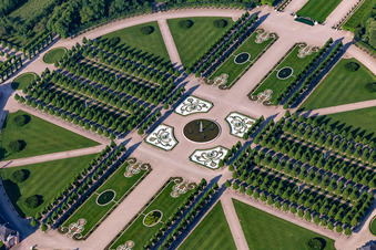Rokoko Park of Gardens and Castle of Schwetzingen in Schwetzingen in the state Baden-Wurttemberg, Germany