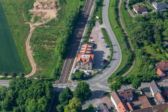 Hotel zum Bahnhof 1894 in Rohrbach in the state Rhineland-Palatinate, Germany