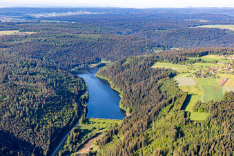 Nagold Dam in Grömbach in the state Baden-Wuerttemberg, Germany