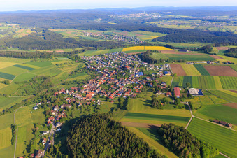 From the east in the district Wittendorf in Loßburg in the state Baden-Wuerttemberg, Germany