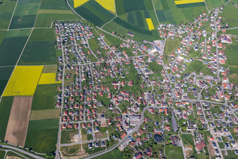 Village view in Bösingen in the state Baden-Wuerttemberg, Germany