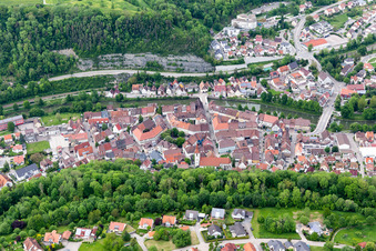 Historic Old Town in Sulz am Neckar in the state Baden-Wuerttemberg, Germany