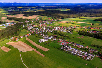 Aerial view of In the Angel in Schramberg in the state Baden-Wuerttemberg, Germany