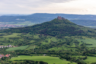 Hohenzollern Castle in the district Zimmern in Bisingen in the state Baden-Wuerttemberg, Germany