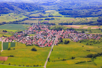 From the northwest in the district Boll in Hechingen in the state Baden-Wuerttemberg, Germany