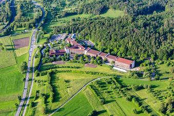 School grounds and buildings of the HfPol BW - Institut fuer Ausbildung and Training - Institutsbereich Ausbildung Herrenberg in Herrenberg in the state Baden-Wurttemberg, Germany