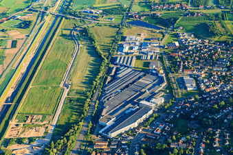 Former factory site on the Allmend in Gengenbach in the state Baden-Wuerttemberg, Germany