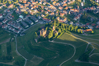 Aerial view of Castle Ortenberg in Ortenberg in the state Baden-Wuerttemberg, Germany