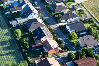 Aerial photograpy of Ringstr in the district Hayna in Herxheim bei Landau in the state Rhineland-Palatinate, Germany
