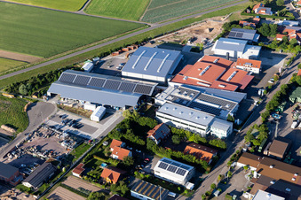 Industrial estate and company settlement Im Gereut with WWS Metallformen GmbH and HGGS LaserCUT GmbH & Co. KG in Hatzenbuehl in the state Rhineland-Palatinate