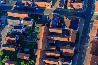 Aerial photograpy of Luitpoldstr in Hatzenbühl in the state Rhineland-Palatinate, Germany