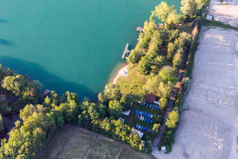Weingartensee Sailing Club in Weingarten in the state Baden-Wuerttemberg, Germany
