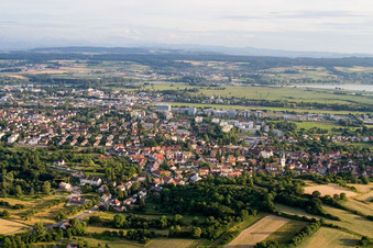 Aerial view of District Wollmatingen in Konstanz in the state Baden-Wuerttemberg, Germany