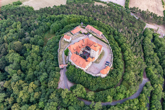 Castle of the fortress Wachsenburg in Holzhausen in the state Thuringia, Germany