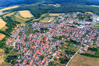 From the northeast in Geschwenda in the state Thuringia, Germany