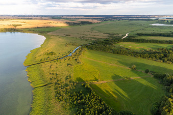 Ucker Canal between Upper and Lower Uckersee in the district Zollchow in Nordwestuckermark in the state Brandenburg, Germany