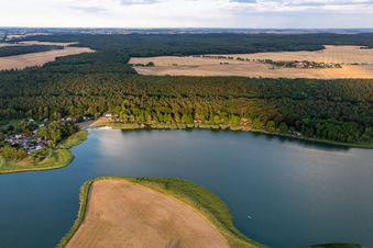 Quast Beach in the district Seehausen in Oberuckersee in the state Brandenburg, Germany