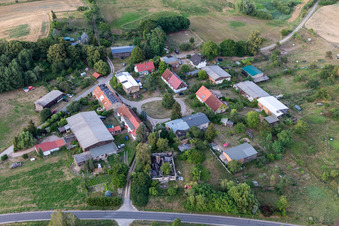 Hamlet from the southwest in the district Klein-Fredenwalde in Gerswalde in the state Brandenburg, Germany