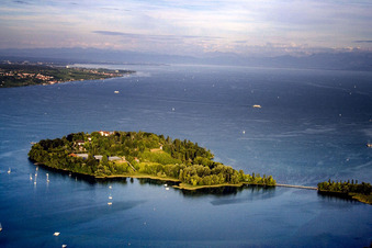 Lake Island Mainau im Bodensee in Konstanz in the state Baden-Wurttemberg