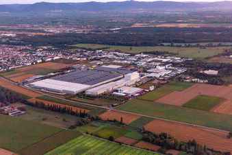 Mercedes Benz Logistics in Offenbach an der Queich in the state Rhineland-Palatinate, Germany