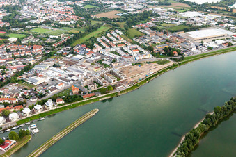 Residential project on the banks of the Rhine in Speyer: Old Brickworks / Franz-Kirmeier-Straße in Speyer in the state Rhineland-Palatinate, Germany