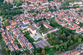 Complex of buildings of the monastery and of monastery church St. Magdalena in Speyer in the state Rhineland-Palatinate, Germany