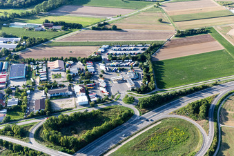 Shell gas station on the B9 in Schwegenheim in the state Rhineland-Palatinate, Germany
