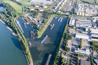 New Port in Speyer in the state Rhineland-Palatinate, Germany