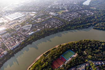 Gymnastics and Fencing Club 1861 eV on Park Island in the district Süd in Ludwigshafen am Rhein in the state Rhineland-Palatinate, Germany