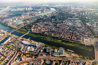 Jungbusch and Neckarstadt West in the district Neckarstadt-West in Mannheim in the state Baden-Wuerttemberg, Germany