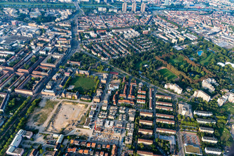 Neckarstadt East in the district Neckarstadt-Ost in Mannheim in the state Baden-Wuerttemberg, Germany
