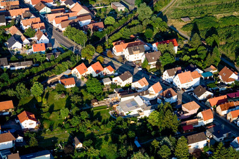 Saarstr railway crossing in Kandel in the state Rhineland-Palatinate, Germany