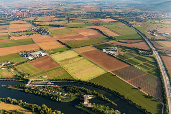 Neckar Lock Dossenheim in Dossenheim in the state Baden-Wuerttemberg, Germany