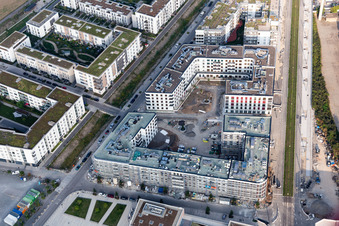 Green Mile in the district Bahnstadt in Heidelberg in the state Baden-Wuerttemberg, Germany