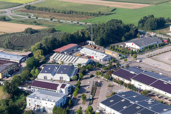 Roofing, scaffolding and construction plumbing Mindum, in the Horst industrial area in the district Minderslachen in Kandel in the state Rhineland-Palatinate, Germany