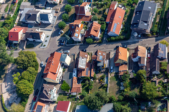 Drone image of Settlement in Kandel in the state Rhineland-Palatinate, Germany