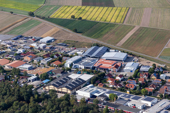 Im Gereut industrial estate, HGGS LaserCUT GmbH & Co. KG in Hatzenbühl in the state Rhineland-Palatinate, Germany