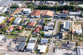 Gereutäcker from the north in Hatzenbühl in the state Rhineland-Palatinate, Germany