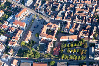 Lock in Bad Bergzabern in the state Rhineland-Palatinate, Germany