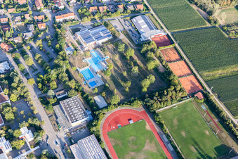 Rebmeerbad in Bad Bergzabern in the state Rhineland-Palatinate, Germany