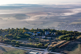 Bird's eye view of Airport Pont-Saint-Vincent in Pont-Saint-Vincent in the state Meurthe et Moselle, France