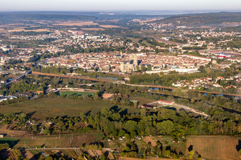 Aerial photograpy of Dommartin-lès-Toul in the state Meurthe et Moselle, France