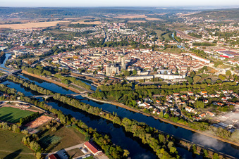 Dommartin-lès-Toul in the state Meurthe et Moselle, France from above