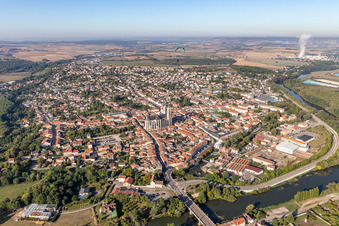 Old Town area and city center in Saint-Nicolas-de-Port in Grand Est, France
