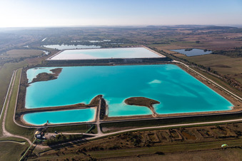 Salt pans in Rosières-aux-Salines in the state Meurthe et Moselle, France